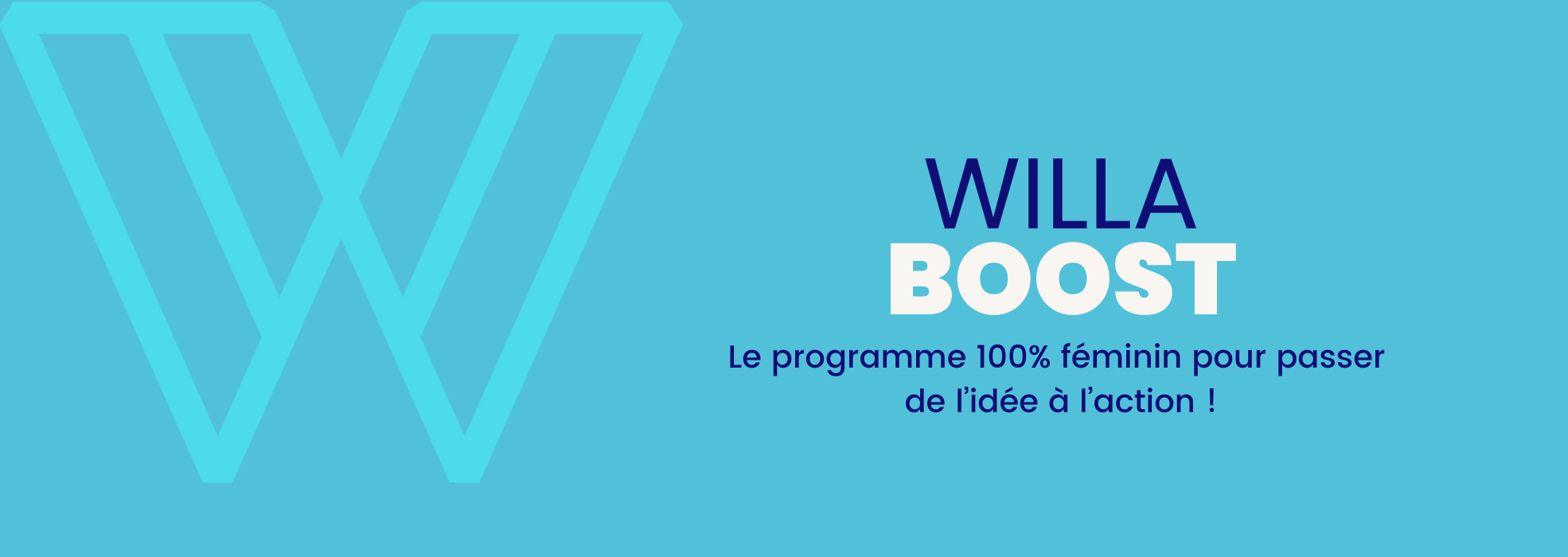 Bannière WILLA BOOST 2024